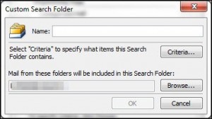 Custom Search Folder