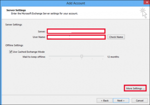 set password on OST file