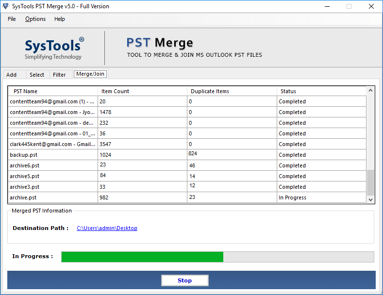 Combine Multiple Outlook PST Files Into A Single File