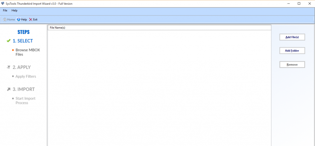 Install and Open Thunderbird Import Wizard to export Netscape mail to Thunderbird