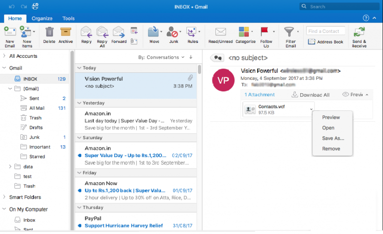 Outlook mac redesign