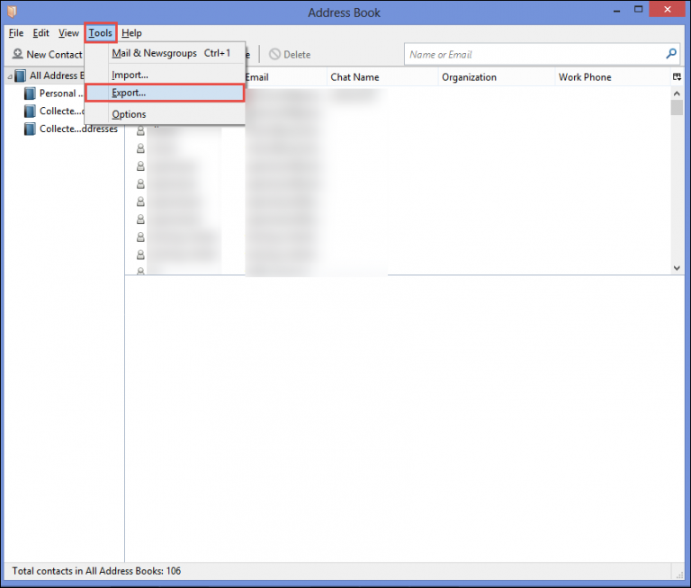 Transfer Thunderbird Contacts to Another Computer / New Computer