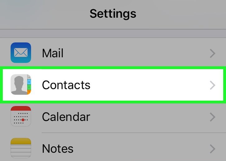 export contacts from zoho to iphone