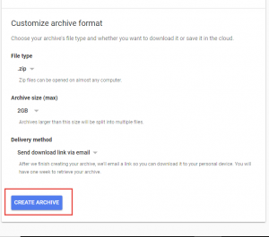 Create Gmail Folders Backup