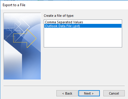 outlook data file