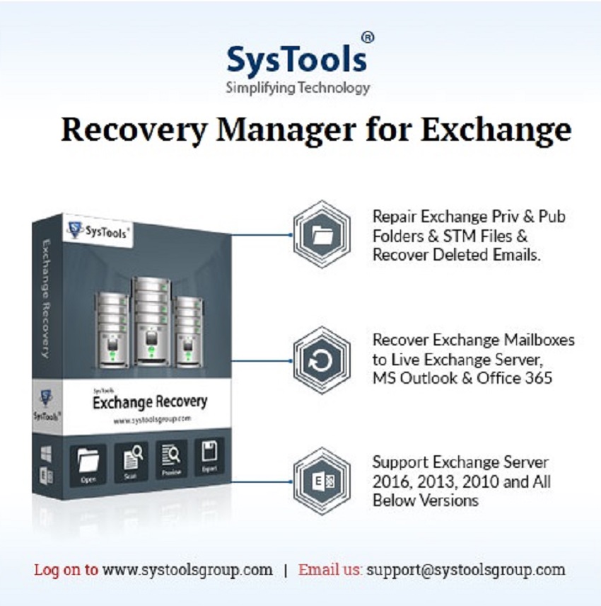 recovery manager for Exchange database mailbox