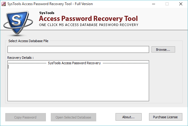 Recover Access Database Password