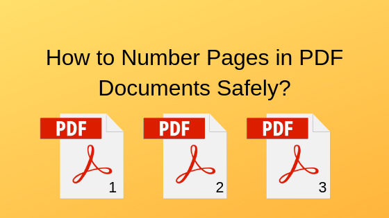 How to Number Pages in PDF files
