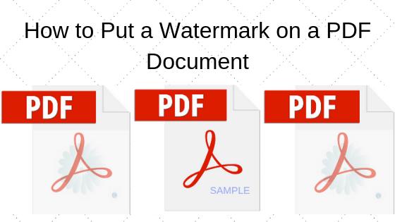 comment mettre un filigrane sur un document pdf