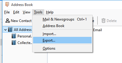 Export CSV