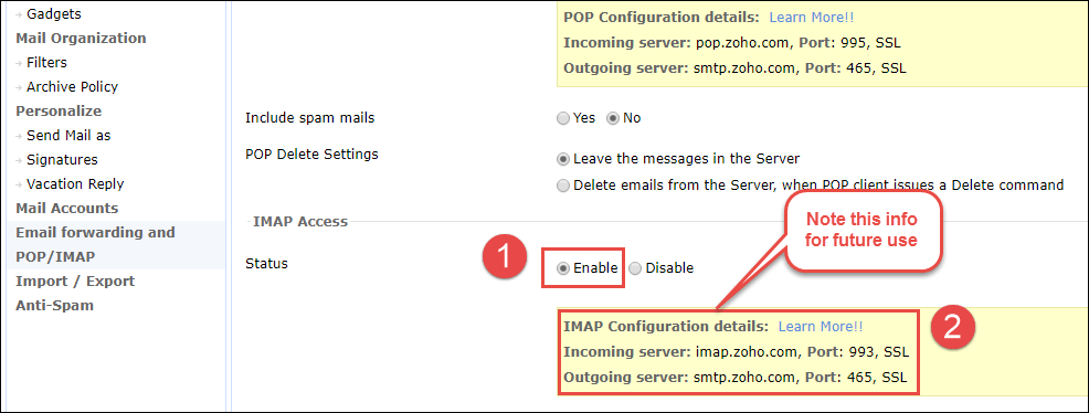 Migrate Emails from Zoho to Gmail