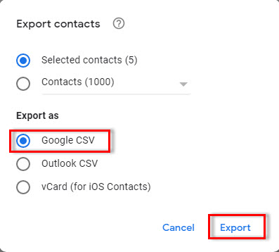 synchronize Google Contacts with Outlook