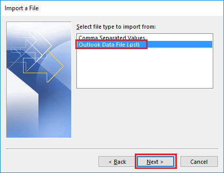 import pst to join multiple pst files