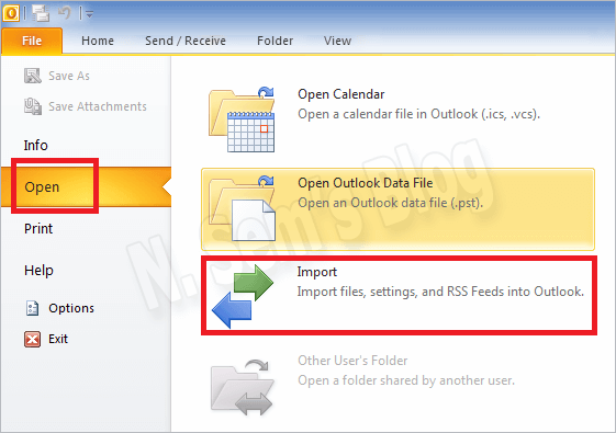 Consolidate PST Files in Outlook