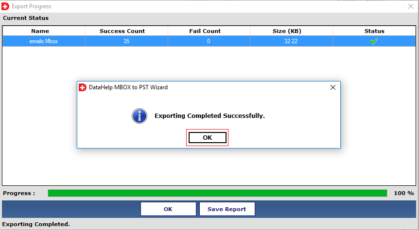 export local folders