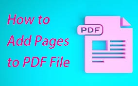 How to Add Pages to PDF