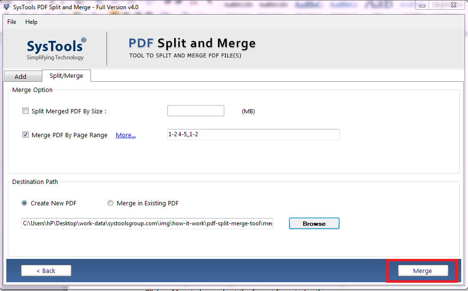 offline tool to merge PDF files