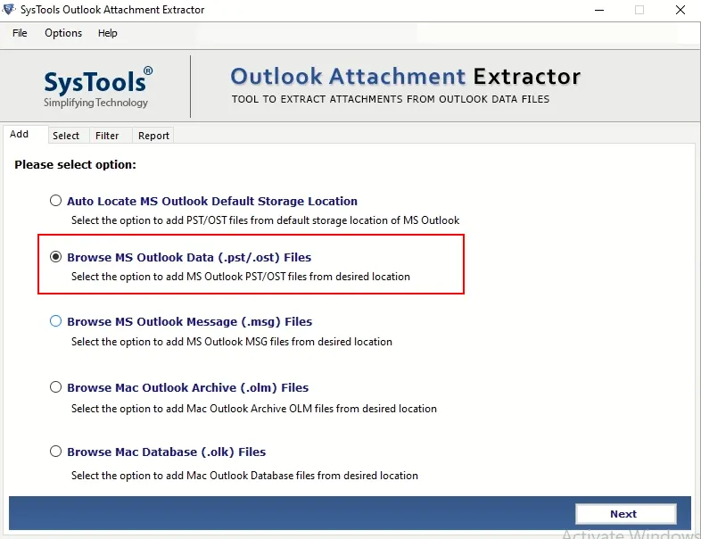 run ost attachment extractor