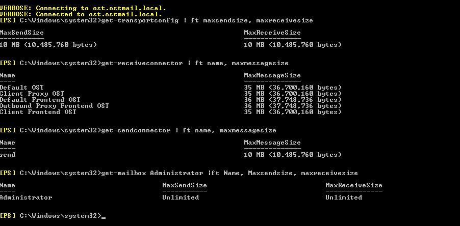 Transport Configuration and Connectors and Administrator Details