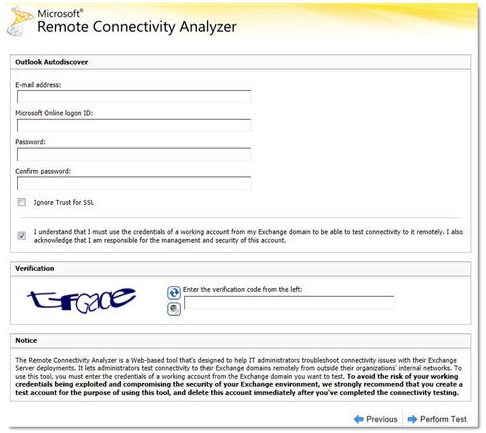 Exchange Server Autodiscover Not Working