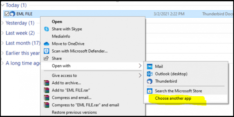 Import & Open EML Files in Outlook 2019, 2016, 2013, 2010 – Done