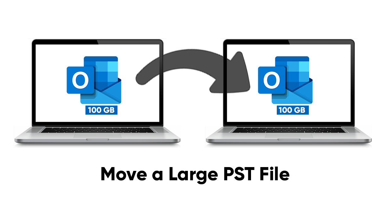 move a large pst file