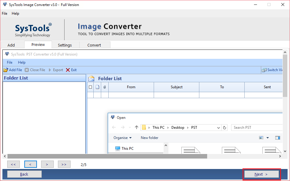 Convert PNG to PDF File in Windows