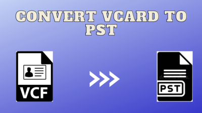 convert vCard to PST