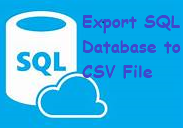 SQL Database to CSV