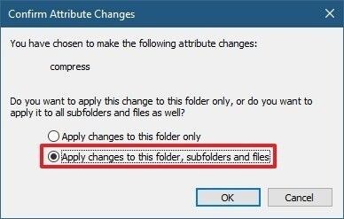 select the option to apply changes to all