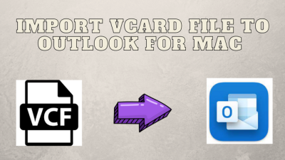 import vCard to Outlook for Mac
