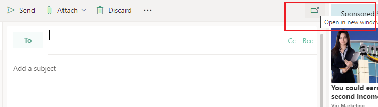 how to save an email as an attachment in outlook web app