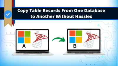 Copy Table Records From One Database to Another