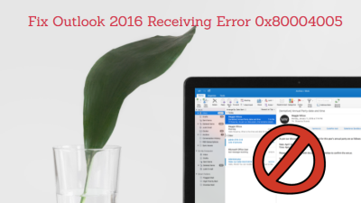 Outlook error 0x800045005