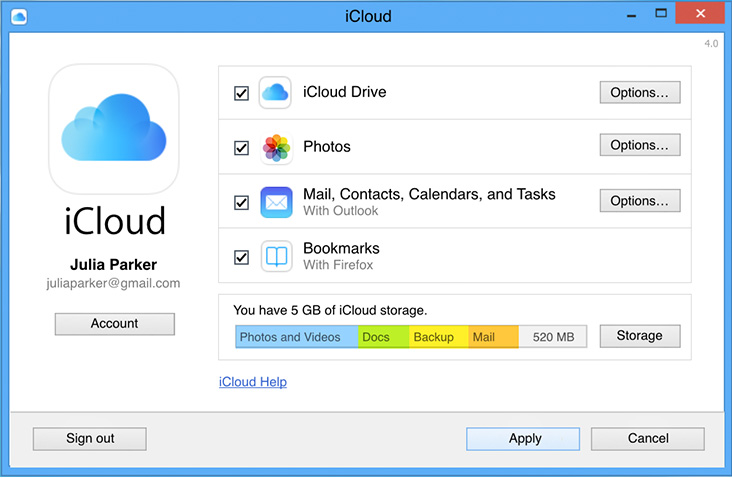 icloud-control-panel