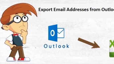 Export outlook email addresses to CSV
