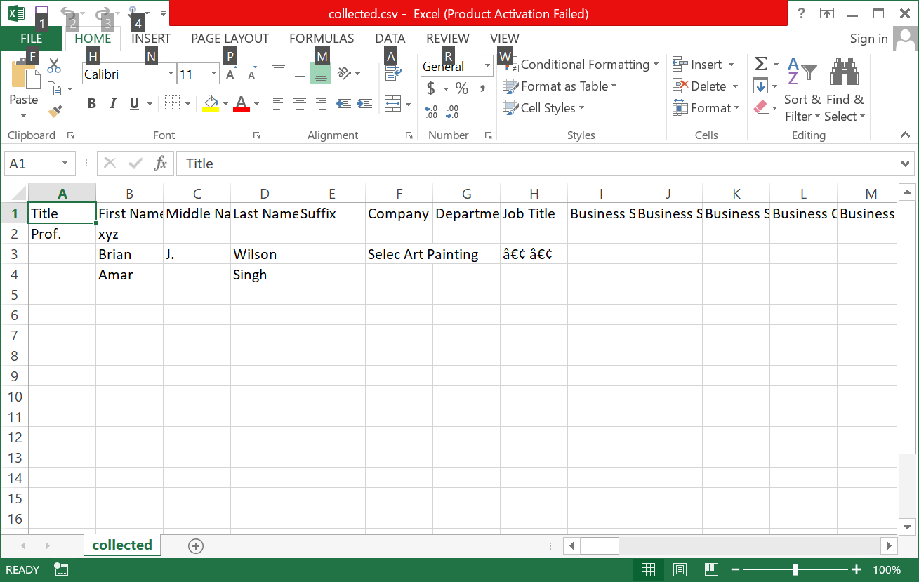 excel to vcf format converter online